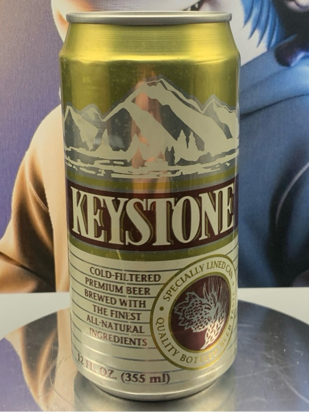 Vintage Beer Can Keystone Specially Lined Can Tab Empty Aluminum Beer Can